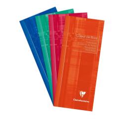 Carnet de bord enseignant piqué 8,5x20cm 32 pages Couleur aléatoire - Assortis