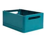 Caja plegable SMARTCASE Skandi - 375x275x163 mm, A4+ - Azul Pacífico