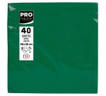 Paquet de 40 serviettes micro-gaufrées ouate 2 plis - 38x38 cm