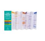 Plan comptable général accordéon 19x7,5cm - Vert