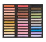 Coffret bois 36 Pastels