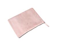 PLUME Pochette UNIVERSELLE en Daim irisé 23x32cm - Cuivre