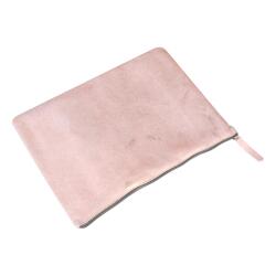 PLUME Pochette UNIVERSELLE en Daim irisé 23x32cm - Cuivre