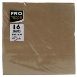 Paquet de 16 serviettes ouate 2 plis - 33x33 cm