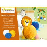 Boîte créative, Pompons, Animaux de la savane - Multicolore