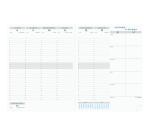 Agenda de bureau Horizons 27 Gobi 21 x 27 cm Semainier décembre 2025 à décembre 2026 - Noir