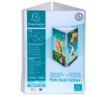Porte-visuel tryptique A5 - Cristal