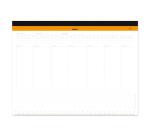 Rhodia sous-main semainier entoilé A4+ (22,2x29,9 cm) 60 feuillets microperforés - Blanc