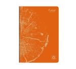 Cahier piqué FOREVER PREMIUM 100% recyclé A4 96 pages ligné papier recyclé blanc 90 g - Assortis