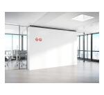 Panneau PVC adhésif antidérapant Interdit de vapoter et de fumer 10 cm - Rouge