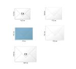 25 enveloppes 131x190mm Diploma gommées - extra blanc