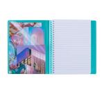 Carnet reliure intégrale enveloppante Koverbook Silver A5 160 pages ligné couverture polypropylène opaque - Assortis