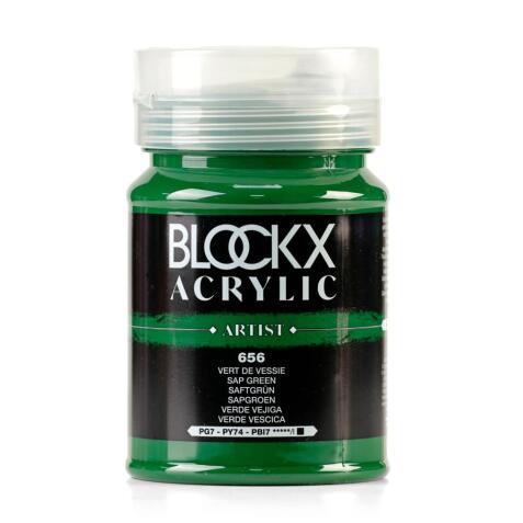 Peinture acrylique fine pot 500ml - Vert de vessie