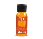 DARWI Flacon de 50 ml de Peinture Textile Fluorescente - Orange fluo