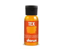DARWI Flacon de 50 ml de Peinture Textile Fluorescente - Orange fluo