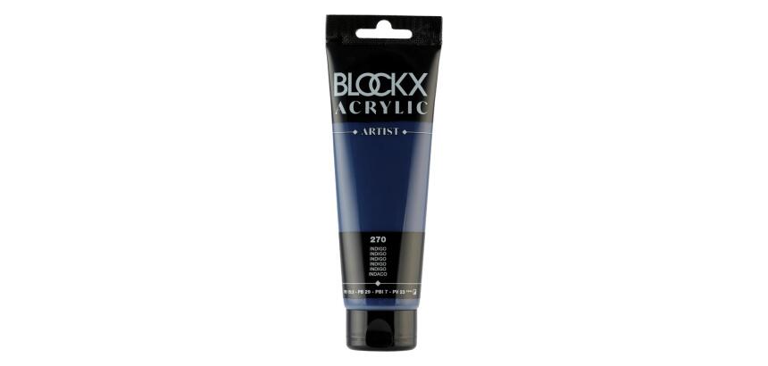 Peinture acrylique fine tube 120ml - Indigo