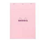 Bloc agrafé Rhodia Couleurs Rose N°18 A4 21x29,7 cm - Rose