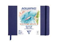 Carnet rembordé rigide Aquapad 21x14 24F 300g