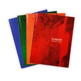 Cahier brochure rembordée rigide 7000 17x22 cm 288 pages grands carreaux 70 g - Assortis