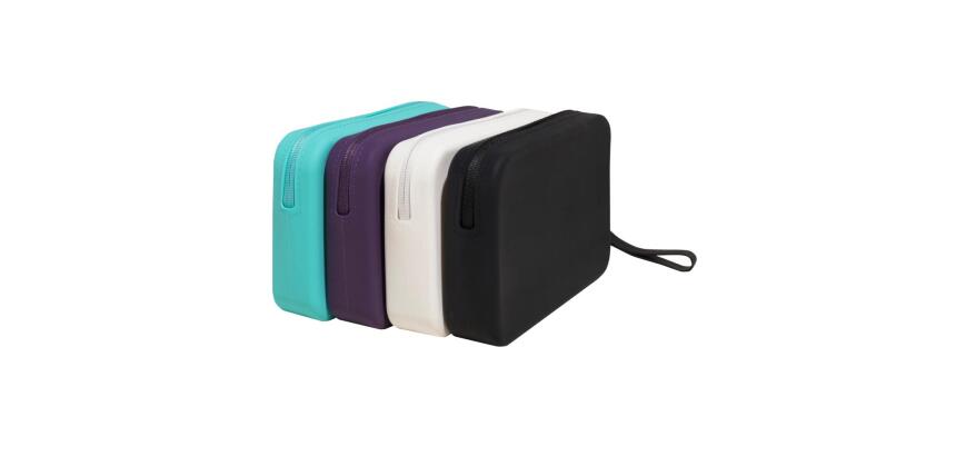 Pochette silicone TITANE 18,5x12x3,5cm ass - Couleurs assorties