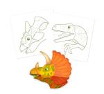 Graffy 3D, Dinosaures - Jaune