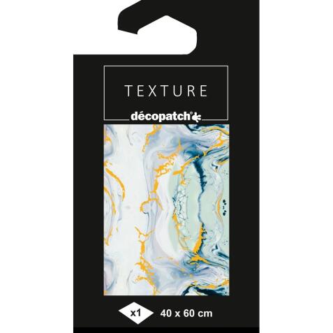 Papier Texture Décopatch n°797 -1 feuille 40x60cm - Bleu