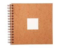 Carnet de Voyage aquarelle spiralé 20F 20x20cm 300g - Havane