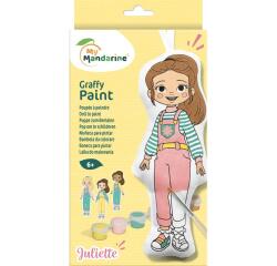Poupée à peindre, Juliette 22cm - Jaune