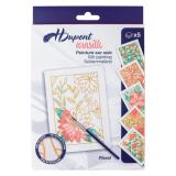 Set de 5 cadres à peindre - Floral - Blanc