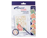 Set de 5 cadres à peindre - Floral - Blanc