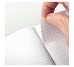 Rhodia Unlimited A5+ 16x21 cm 120 pages petits carreaux 5x5 avec cadre en-tête détachables microperforé avec élastique - Orange
