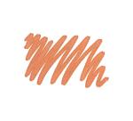 DARWI Marqueur Peinture Textile Pailletée Pointe Conique Fine 2mm - Orange
