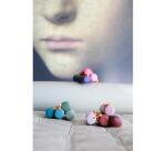 Rhodiarama trousse ronde simili cuir italien 5x21,5 cm - Sauge