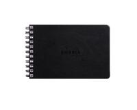 Rhodia Touch Mixed Media Book, papier Paint'On extra-blanc 250g - A6 paysage, 64 pages - Noir