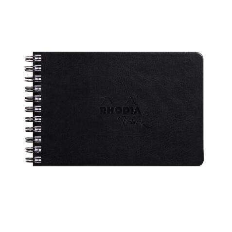 Rhodia Touch Mixed Media Book, papier Paint'On extra-blanc 250g - A6 paysage, 64 pages - Noir