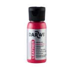 DARWI Flacon de 50 ml de Peinture sur Cuir - vermillon