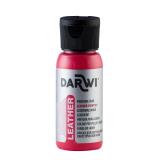 DARWI Flacon de 50 ml de Peinture sur Cuir - vermillon
