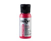 DARWI Flacon de 50 ml de Peinture sur Cuir - vermillon