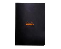 Rhodia Classic geniet notitieboek 21x29,7 cm, 48 blad klein geruit 5x5, niet uitscheurbaar, 80g - Zwart
