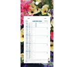 Calendrier mensuel Nature avec feuillets détachables 13 x 23 cm sur support plaque imprimée 16 x 33 cm 2026 - Visuels assortis