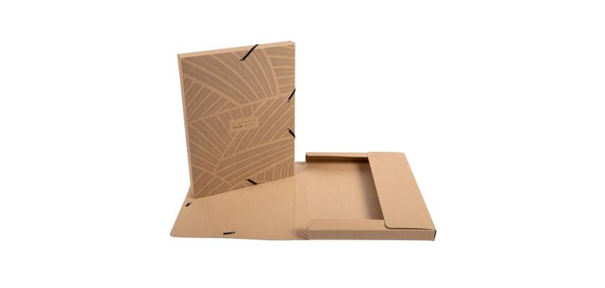 Boîte de classement en carte dos 25mm ETERNECO - Visuels assortis