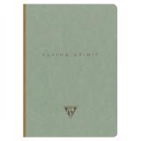 Flying Spirit carnet brochure cousue A5 192 pages ligné motifs assortis papier ivoire 90g - Vert de gris