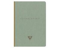 Flying Spirit carnet brochure cousue A5 192 pages ligné motifs assortis papier ivoire 90g - Vert de gris