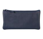 CUIR TEINTÉ Assorties Trousse plate 22x11 cm