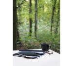 Rhodiactive Greenbook ligné, A4+, perf.4 trous, papier recyclé 90g - Noir