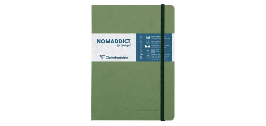 Clairefontaine Nomaddict My Essential Notebook - A5 - 5x5 - 90gsm