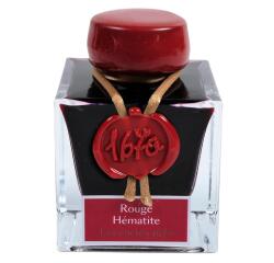 Encre 1670 à paillettes dorées 50ml - Rouge hématite