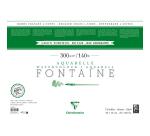 Fontaine paquet 4 bords frangés 5F 56x76cm 300g grain torchon