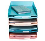 Exacompta Pack of 4 Letter Trays COMBO Styli Skandi - Assorted colours