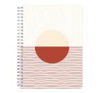 Terracotta, Carnet reliure intégrale A5 14,8x21 cm, 148 pages, ligné, ass.